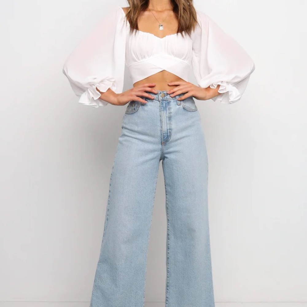 Petal & Pup white Demetri top